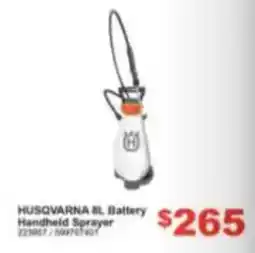 Total Tools Husqvarna BL Battery Handheld Sprayer offer