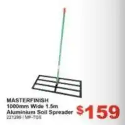 Total Tools Masterfinish Aluminium Soil Spreader offer