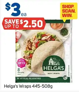 Foodland Helga's Wraps offer