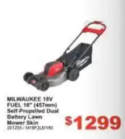 Total Tools Milwaukee 18V Fuel 18" (457mm) Self-Propelled Dual Battery Lawn Mower Skin offer