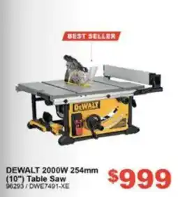 Total Tools DeWalt 2000W 254mm (10") Table Saw offer