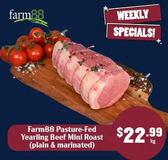 Farm88 Pasture-Fed Yearling Beef Mini Roast