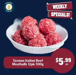 Tasman Butchers Tasman Italian Beef Meatballs offer