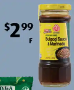 ALDI D.J&A Bulgogi Sauce & Marinade offer