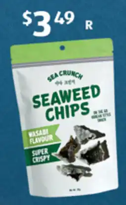 ALDI Sea Crunch Seaweed Chips offer