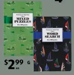 ALDI Puzzle Mates Mixed Puzzles offer
