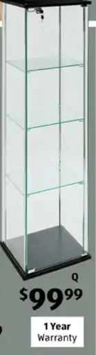 ALDI Locking glass display case offer