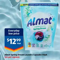 ALDI Almat Spring Dream Laundry Capsules offer