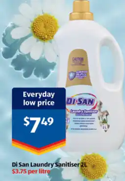ALDI Di San Laundry Sanitiser offer