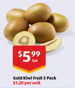 ALDI Gold Kiwi Fruit 5 Pack offer
