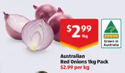 ALDI Australian Red Onions offer