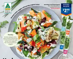 ALDI Australian Fresh Herbs Bunch offer