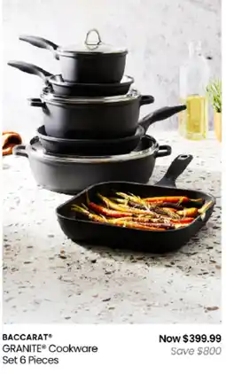 Myer Baccarat Granite Cookware Set offer