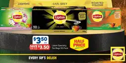 Foodland Lipton Specialty Tea Bags offer