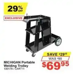 Total Tools Michigan Portable Welding Trolley offer