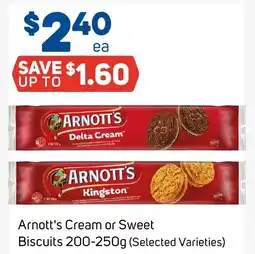 Foodland Arnott's Cream or Sweet Biscuits offer