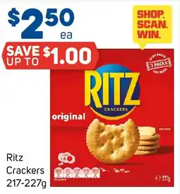 Foodland Ritz Crackers offer