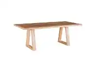 LivingStyles Irsia Tasmanian Oak Timber Dining Table, 180cm offer