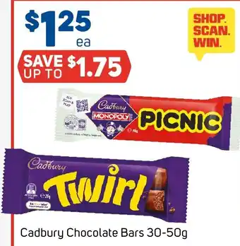 Cadbury Chocolate Bars