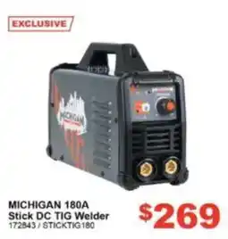 Total Tools Michigan 180A Stick DC TIG Welder offer