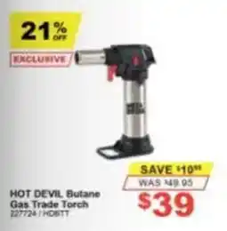 Total Tools Hot Devil Butane Gas Trade Torch offer