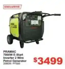Total Tools Pramac 7000W E-Start Inverter 2 Wire Petrol Generator offer
