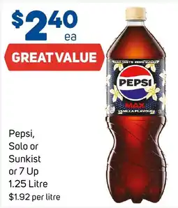 Foodland Pepsi Max Vanilla Flavour offer