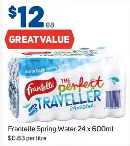 Foodland Frantelle Spring Water offer
