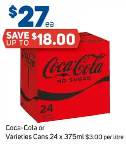 Foodland Coca-Cola No Sugar offer