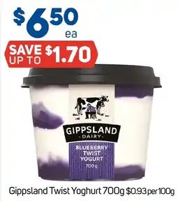 Foodland Gippsland Twist Yoghurt offer