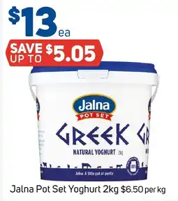 Foodland Jalna Pot Set Yoghurt offer