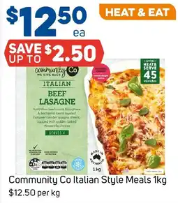 Foodland Community Co Italian Beef Lasagne offer