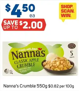 Foodland Nanna's Crumble offer