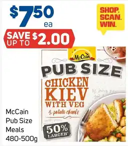 Foodland McCain Pub Size Meals offer