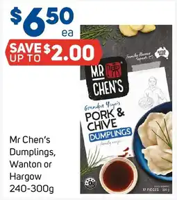 Foodland Mr Chen's Dumplings offer