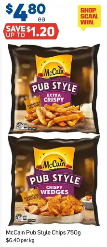 Foodland McCain Pub Style Chips offer