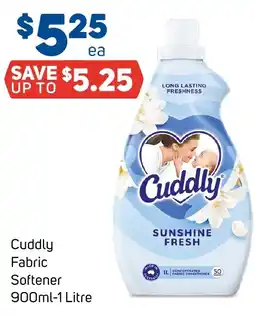 Foodland Cuddly Fabric Softener offer