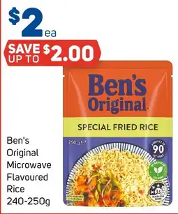 Foodland Ben's Original Microwave Flavoured Rice offer