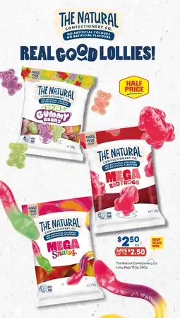 Foodland The Natural Confectionery Co. Lolly Bags offer