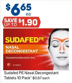 Foodland Sudafed PE Nasal Decongestant Tablets offer