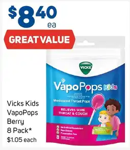 Foodland Vicks Kids VapoPops offer