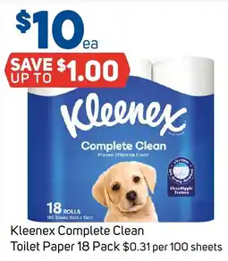 Foodland Kleenex Complete Clean Toilet Paper offer