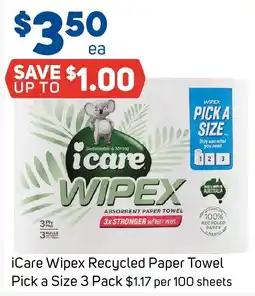 Foodland iCare Wipex Recycled Paper Towel offer