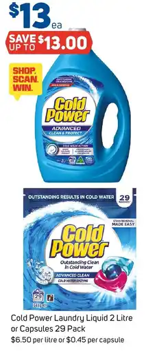 Foodland Cold Power Laundry Liquid offer