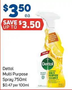 Foodland Dettol Multi Purpose Spray offer