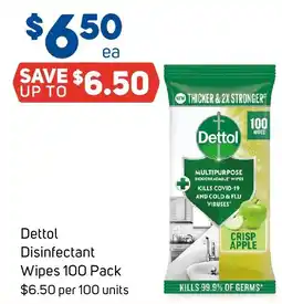 Foodland Dettol Disinfectant Wipes offer