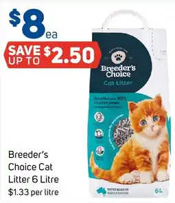Foodland Breeder's Choice Cat Litter offer