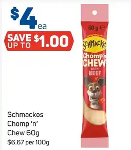 Foodland Schmackos Chomp 'n' Chew offer