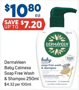 Foodland DermaVeem Baby Calmexa Soap Free Wash & Shampoo offer