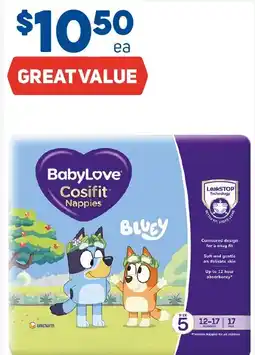 Foodland BabyLove Cosifit Nappies Bluey offer